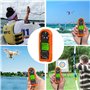 Anémomètre Numérique Portable, INFURIDER YF818 Anémomètre Digital LCD Vitesse du Vent de Mètre Indicateur Mesure la vitesse du v