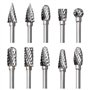 Jeu de Fraises en Carbure de Tungstène pour Dremel