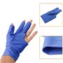 POFET Lot de 4 Gants de Queue de Billard élastiques en Lycra pour Main Gauche à 3 Doigts pour tireurs, Carom, Piscine, Snooker e
