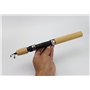 ANCLLO Canne à Pêche Télescopique Portable 100 cm - Pour Rivière, Crevettes, Carpe - Pêche d'Hiver 1 m