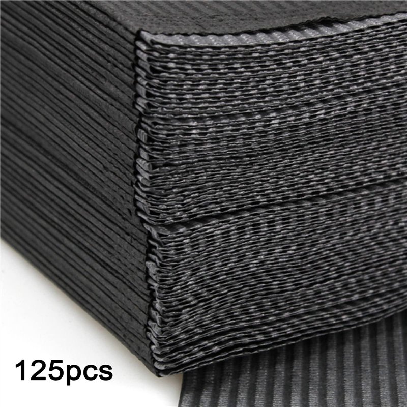 Image secondaire de 125 pcs bavoirs dentaires noirs, bavoirs de tatouage imperméables jetables de qualité supérieure Unihuby, couvertures de table d