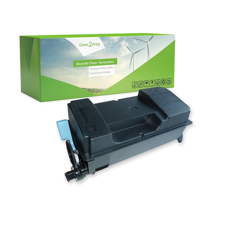 Green2Print Toner Noir 25000 Pages remplace Kyocera TK-3130, 1T02LV0NL0 Toner pour Kyocera ECOSYS M3550IDN, M3560IDN, FS4200DN,