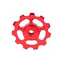 VGEBY1 2pcs Poulie de Dérailleur en Alliage d'Aluminium 11 t Vélo Arrière Guide Dérailleur Poulie Roue Jockey Accessoire(Rouge)
