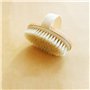 Ithyes Brosse pour le corps La brosse de bain à poils exfoliante naturels pour éliminer les toxines cellulites de la peau morte 