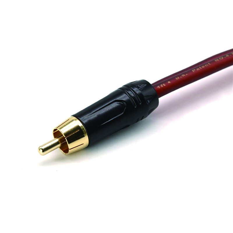 Image secondaire de MEIRIYFA Câble de Haut-Parleur RCA Vers Prise RCA - Fil Nu, Cordon de Réparation Audio Vidéo - 2M (Mâle)