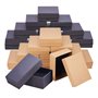 Mengger 24Pcs Boîte en Carton Carré Boîte Cadeau Bijoux avec Couvercle Coffrets Cadeaux pour Bagues Le Stockage De Bijoux et Aff