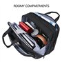 VANKEAN Porte-documents pour ordinateur portable 17.3 pouces hommes et femmes, sac à bandoulière de qualité supérieure, hydrofug