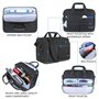 VANKEAN Porte-documents pour ordinateur portable 17.3 pouces hommes et femmes, sac à bandoulière de qualité supérieure, hydrofug