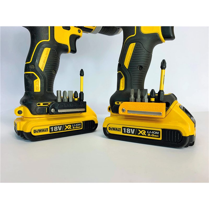 Image secondaire de StealthMounts Dewalt XR et Flexvolt Support d'embouts magnétiques | Organisateur d'embouts de perceuse | Parfait pour les forets