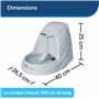 PetSafe Fontaine à Eau en Cascade Drinkwell Platinum 5 L pour Chien et Chat, Distributeur Eau pour Animaux, Débit réglable, Reti