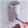 Distributeur de Savon Salle de Bain en Acier Inoxydable ou Cuisine Boîte de Savon Liqui