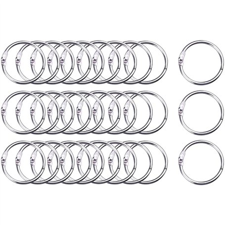 ULWSY Anneaux de reliure à feuilles mobiles