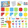 Jouet Enfant 3 Ans Jeux Enfant Puzzle 3D Etabli Jeux Educatif de Société Cadeau Fille 3 4 5 Ans avec Perceuse Électronique Jeu M
