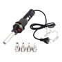 Pistolet à Air Chaud à Chaleur Électronique Réglable LCD 220V 450W Décapeur Thermique avec 4 Buses et 1 Support pour Station de 