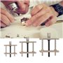 Qiterr 【?â????】 3pcs/Set Support de Mouvement de Montre, Mouvement de Montre en métal Support de Base Fixe Accessoires d'horloge