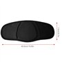 Broco Réglable Kayak antidérapante Canoe Seat Pad Noir Confortable Dossier