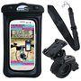SwimCell Support Téléphone Étanche Vélo Moto Guidon Pochette Waterproof Smartphone Apple Samsung Android. Circonf. 6.5-9.5 Cm. R