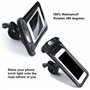 SwimCell Support Téléphone Étanche Vélo Moto Guidon Pochette Waterproof Smartphone Apple Samsung Android. Circonf. 6.5-9.5 Cm. R