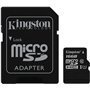 Kingston SDCS/16GB Carte MicroSD Canvas Select UHS-I Classe 10 avec vitesse de lecture allant jusqu’à 80Mo/s ( avec adaptateur S