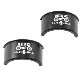 P Prettyia Convertisseur de Diamètre D'adaptateur pour Pince de Dérailleur Avant de Bicyclette de 28,6 à 34,9 Mm P Prettyia Convertisseur de Diamètre D'adaptateur pour Pince de Dérailleur Avant de Bicyclette de 28