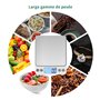 KUBEI Taille extra large Balance de alimentaire 5kg/0.1g Rechargeable par USB Numérique Balance de Cuisine，PréCision Balance Éle