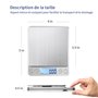 KUBEI Balance de cuisine améliorée avec une capacité de pesée maximale de 1kg/0.01g,Petite Mini Balance Milligramme, pour Bijoux