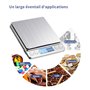 KUBEI Balance de cuisine améliorée avec une capacité de pesée maximale de 1kg/0.01g,Petite Mini Balance Milligramme, pour Bijoux