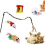 HEPAZ Kit Jouet Chats,32 pièces Jouet pour Animaux Domestiques Toys pour Chat Minou,Jouet De Boule, Tunnel Jeu pour Chaton