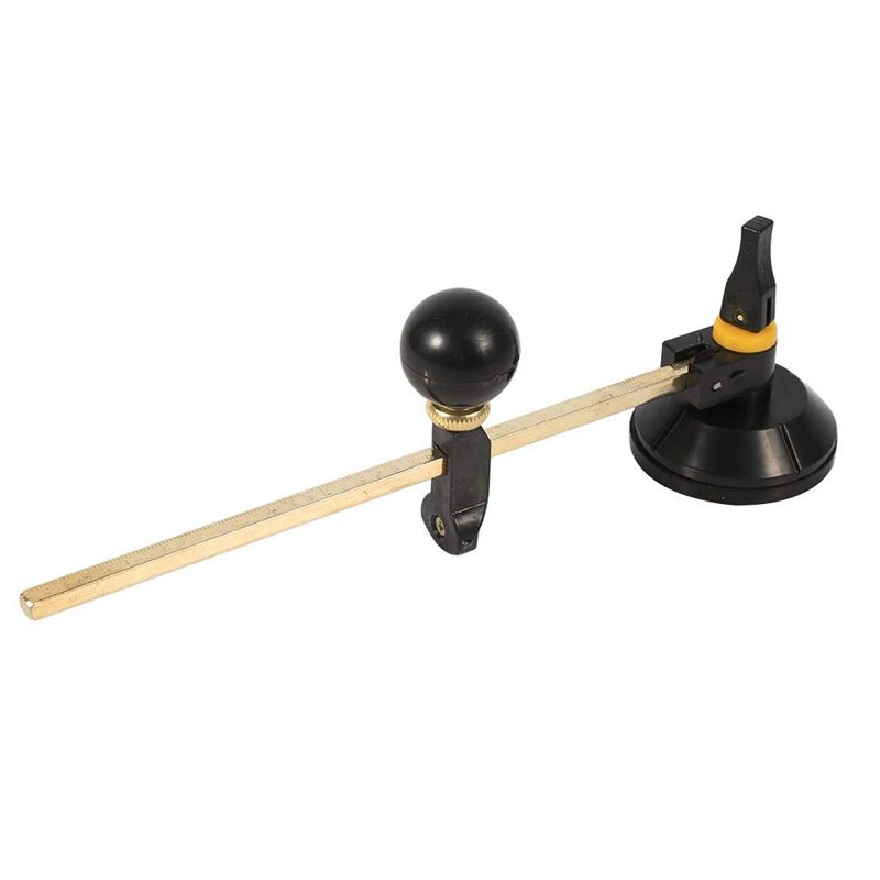 Coupe Verre Circulaire,Akozon 1 PC Compas réglables Diamètre du cercle de coupe diamant 40 cm avec outils de coupe à ventouse po
