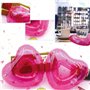 Amaza 15 Pièces Mignonne & Grande Flottabilité Kit de Porte Gobelet Gonflable Prime avec Pompe à Air Libre pour Piscine Jacuzzi 