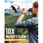 BEBANG Jumelles pour Adultes Puissante 10x42 Jumelles Bak4 Prism, FMC Lentille, Imperméable pour Observation des Oiseaux Voyage 