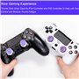 TEUVO Thumbsticks, Silicone Joystick Grips Caps pour PS4 Controller et pour PS5 Controller à Aide avec Viser, Controller et Rédu