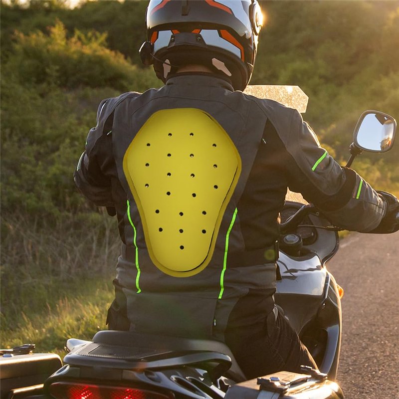 Image secondaire de Sharplace Ensemble de Kit de Protection Moto 5 Pièces, Accessoire Doublure Amovible en Mousse, Protection Épaules, Coudes, Dos p