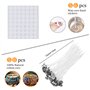 JOTOL Kit de fabrication de bougies,DIY Kit Bougies pour débutants,Bougies avec 50 mèches de Bougie,1 Pot de Fabrication,8 boîte