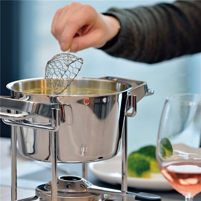 Image secondaire de Kela 77924 lot de 4 passoires à fondue, acier inoxydable