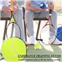 TIMESETL Balles de Tennis avec Corde 3 Pcs, Balle d'Entraînement Élastique pour Entraîneurs, Adultes, Débutants, Entraînement So