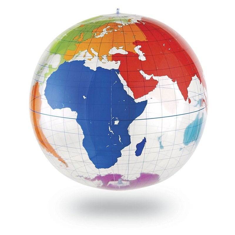 Learning Resources Globe terrestre géant gonflable à remplir