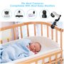 Nicoone Support pour Moniteur de Caméra Universel pour Bébé, Support pour Moniteur De Bébé, Rotatif à 360 Degrés, Stabilisateur,