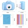 Kids Camera Appareil Photo Numérique Enfant Mini Numérique Caméra pour Enfant Mini Toy Camera avec écran 1080P et Carte SD de 32