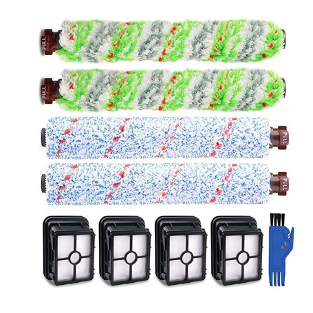 Queta Accessories pour Bissell Crosswave Roller Brosse Multi-faces et Filtre de Rechange Compatible pour Aspirateur Bissell Cros