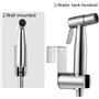 Bidet à main robinet de toilette pulvérisateur bidet d'eau chaude , accessoires de bidet accessoire de douche en acier inoxydabl