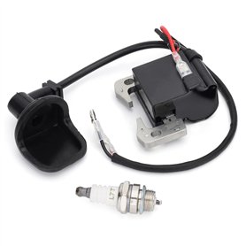 Bobine d'allumage avec bougie L7 pour Pocket Bike ATV 2 temps 47cc 49cc et Go Kart