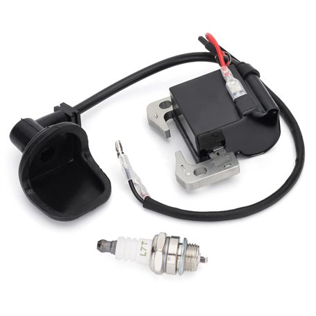 Bobine d'allumage avec bougie L7 pour Pocket Bike ATV 2 temps 47cc 49cc et Go Kart
