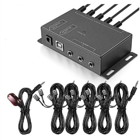 Système de Répétiteur Infrarouge Caché Bolongking - Kit d'Extension Infrarouge avec 1 Récepteur et 10 Émetteurs