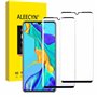 Aleecyn 2 Pièces Verre Trempé Compatible huawei p30 pro，3D Incurvé Film Vitre Protection Ecran