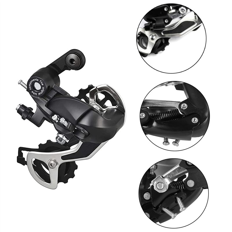 Image secondaire de Dérailleur Arrière RD-TX35 Vitesses Vélo Rear Derailleur Transmission de Dérailleur de Vélo 6/7/8 Vitesses pour VTT Assemblage D