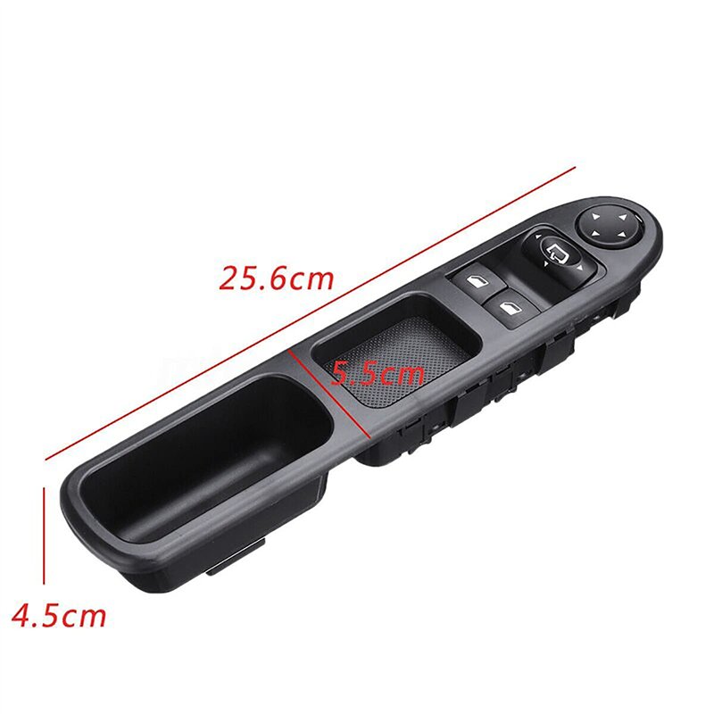 Image secondaire de ZEALfix Bouton Leve Vitre pour 307 Commande Interrupteur Fenetre 96351622XT 6554.E4