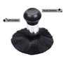 Balais à Cou coiffeur Brosse Plumeau Brosse à Cheveux,Balai de cou coiffeur pour Salon de Coiffure Nettoyage Coupe de Cheveux Pl