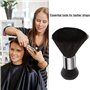 Balais à Cou coiffeur Brosse Plumeau Brosse à Cheveux,Balai de cou coiffeur pour Salon de Coiffure Nettoyage Coupe de Cheveux Pl