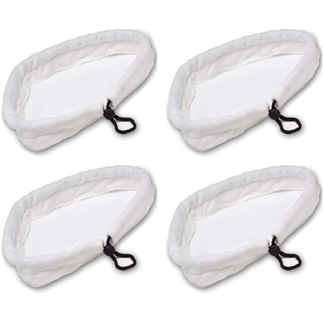 PIQIUQIU Lavable Durable Chiffons de Rechange pour Balai Vapeur Lot de 4 Chiffons de Rechange pour Balai Vapeur Tampons de Recha